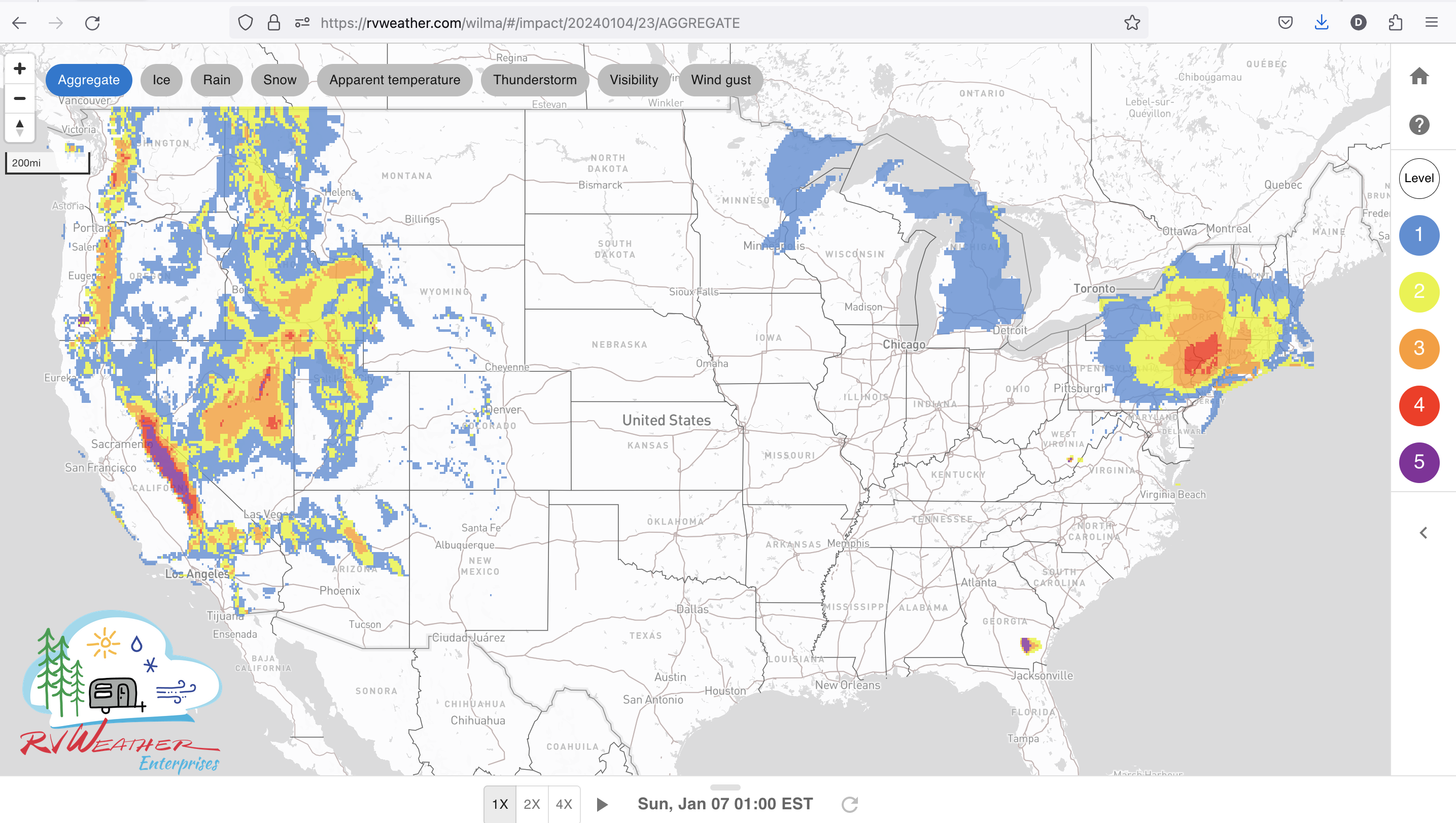 Weather on I 40 Going East Tomorrow
